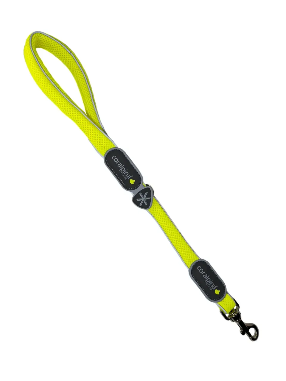 Coralpina Cinquetorri Guinzaglio Cani Giallo Fluo 9/10 Corto