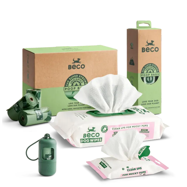 Beco Pets Mucky Pup Bundle Kit Pulizia Cocco 955 Pezzi