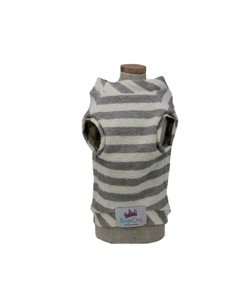 Royal Dog Ice Cream t-shirt cane cotone righe