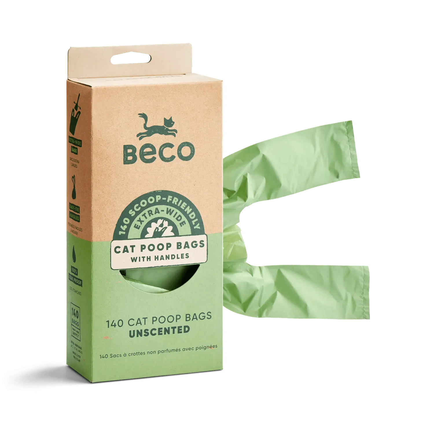 Beco Pets sacchetti lettiera gatto menta