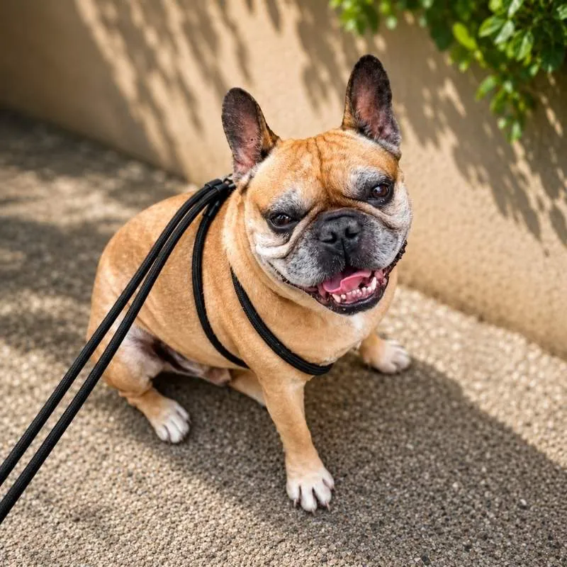 LabArt Dog EasyStride Nero guinzaglio corda 10 mm