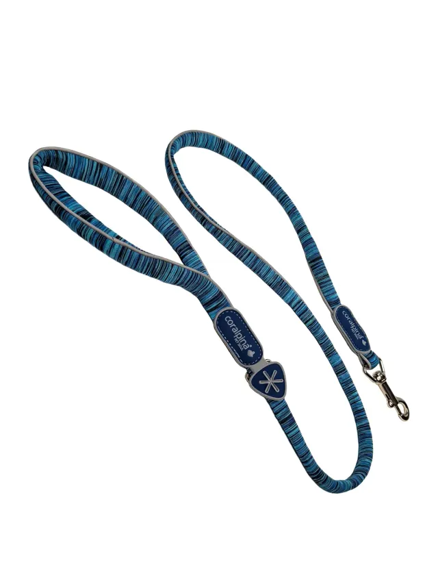 Coralpina Powermix Guinzaglio Blu Melange Taglia 4/6 Nylon