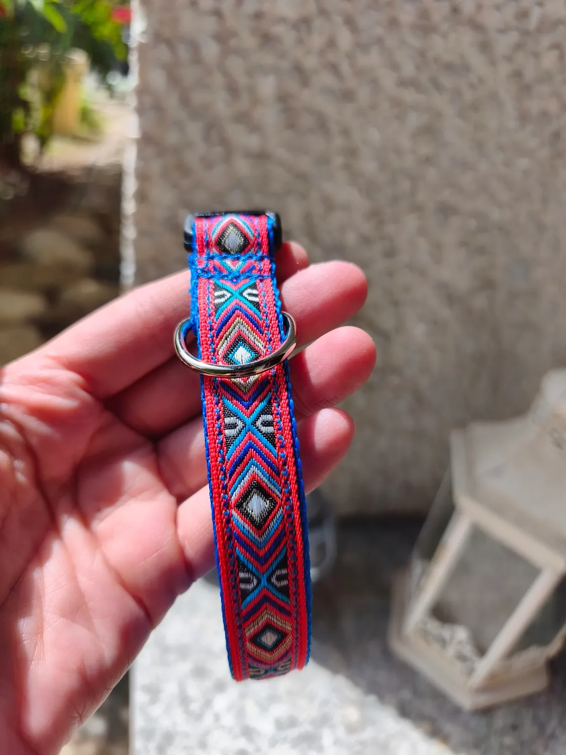 Anja for Dogs Apache collare regolabile 2 cm etnico