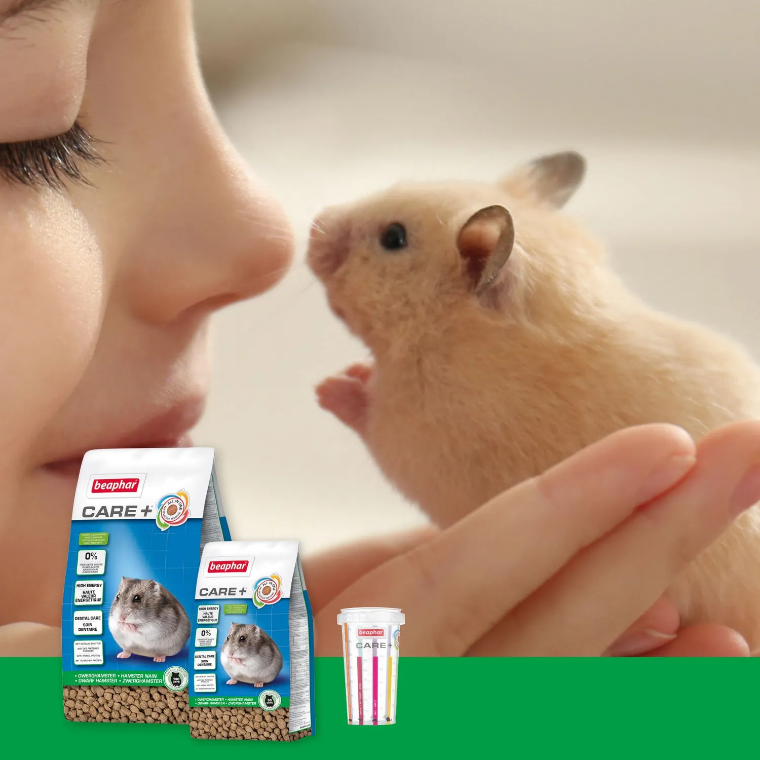 Beaphar Care+ Criceto Nano Mangime 250 g Fibre