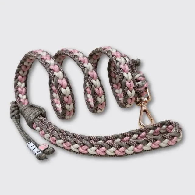 LabArt Dog Cuore 8 fili guinzaglio paracord a cuore
