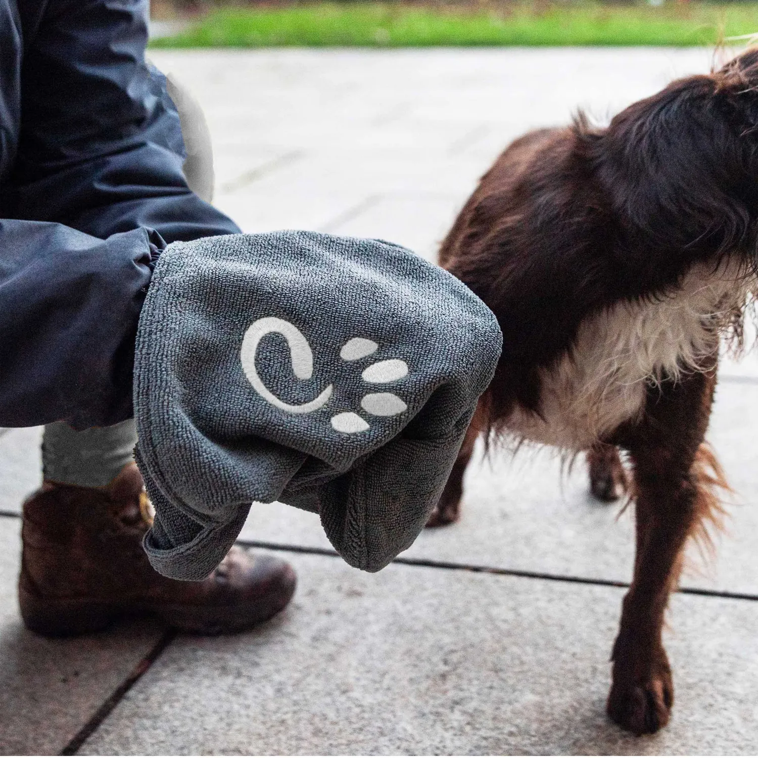 Mountain Paws Dog Towel telo cane microfibra tasche