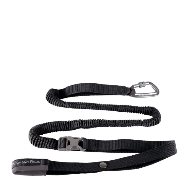 Mountain Paws Bungee Dog Lead guinzaglio elastico nero mani libere