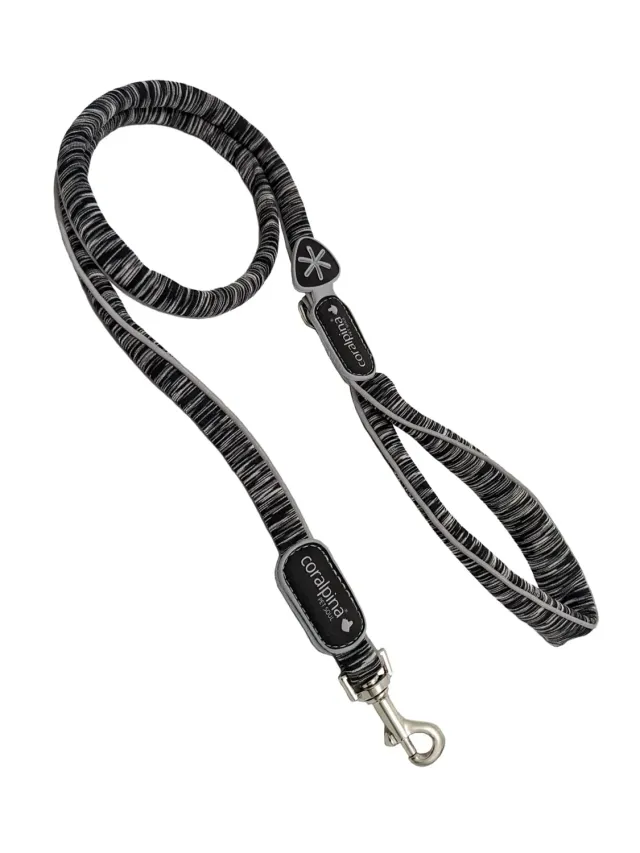 Coralpina Powermix guinzaglio cani dark melange 1/3 rifrangente