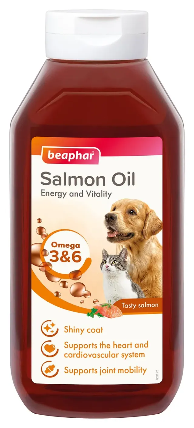 Beaphar Olio di Salmone integratore 430ml cani gatti omega 3