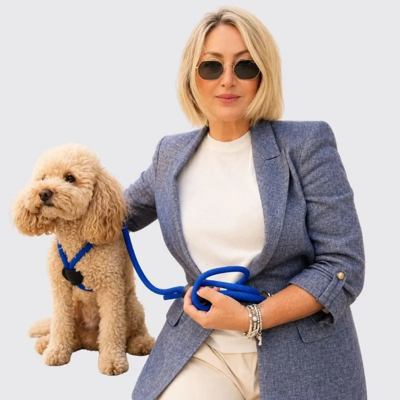 LabArt Dog EasyStride guinzaglio corda azzurro 10 mm