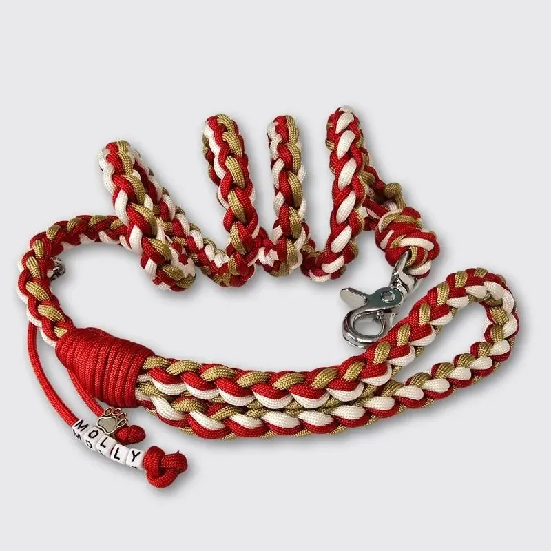 LabArt Dog Lead Rope 8 fili guinzaglio Christmas piccola