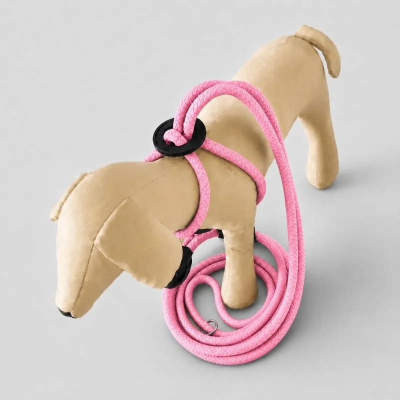 LabArt Dog EasyStride Rosa guinzaglio corda nylon 10 mm