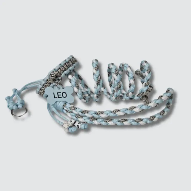 LabArt Dog Kit Cucciolo guinzaglio e collare paracord taglia toy