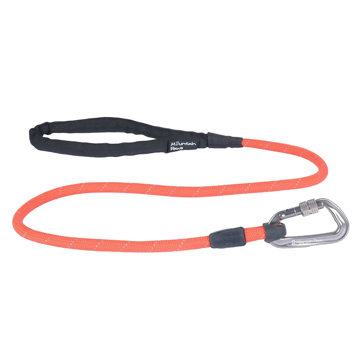 Mountain Paws Guinzaglio Corda Cane Nero 11mm
