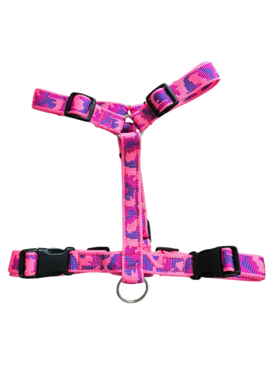 Anja for Dogs Camouflage pettorina fucsia 5 regolazioni