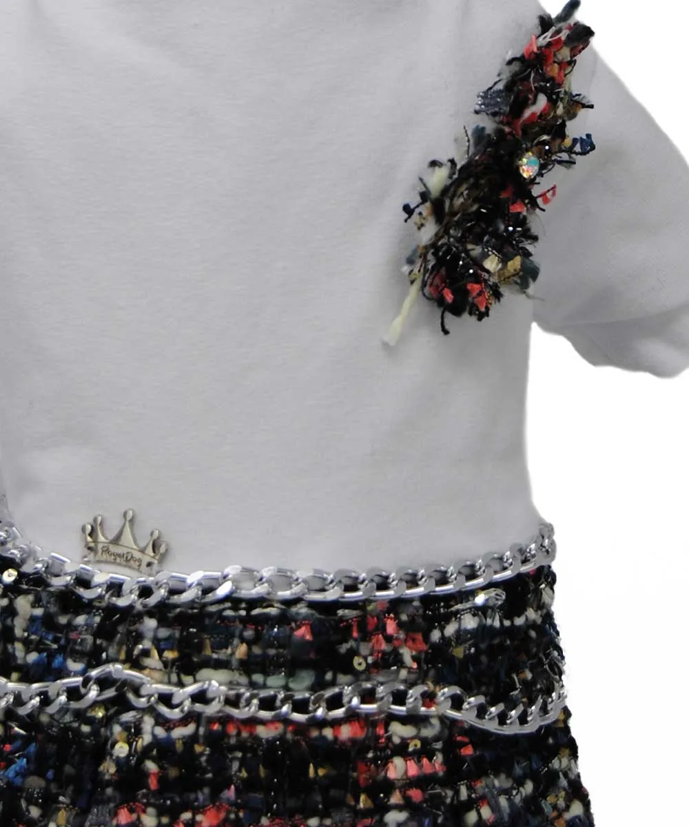 Royal Dog Chany vestito cane chanel spilla