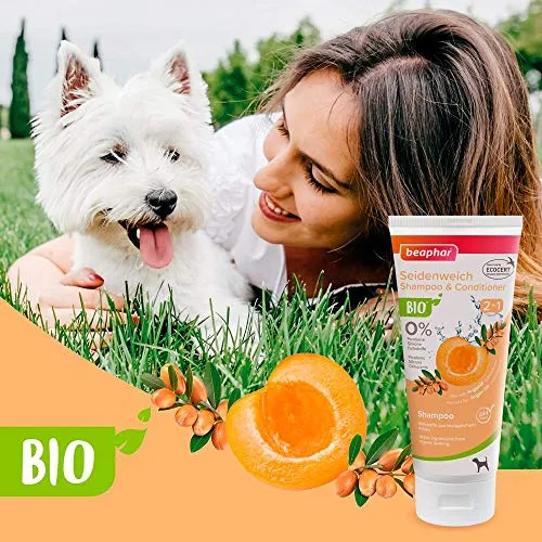 Beaphar Bio Shampoo 2in1 Cane Argan 200 ml Districante