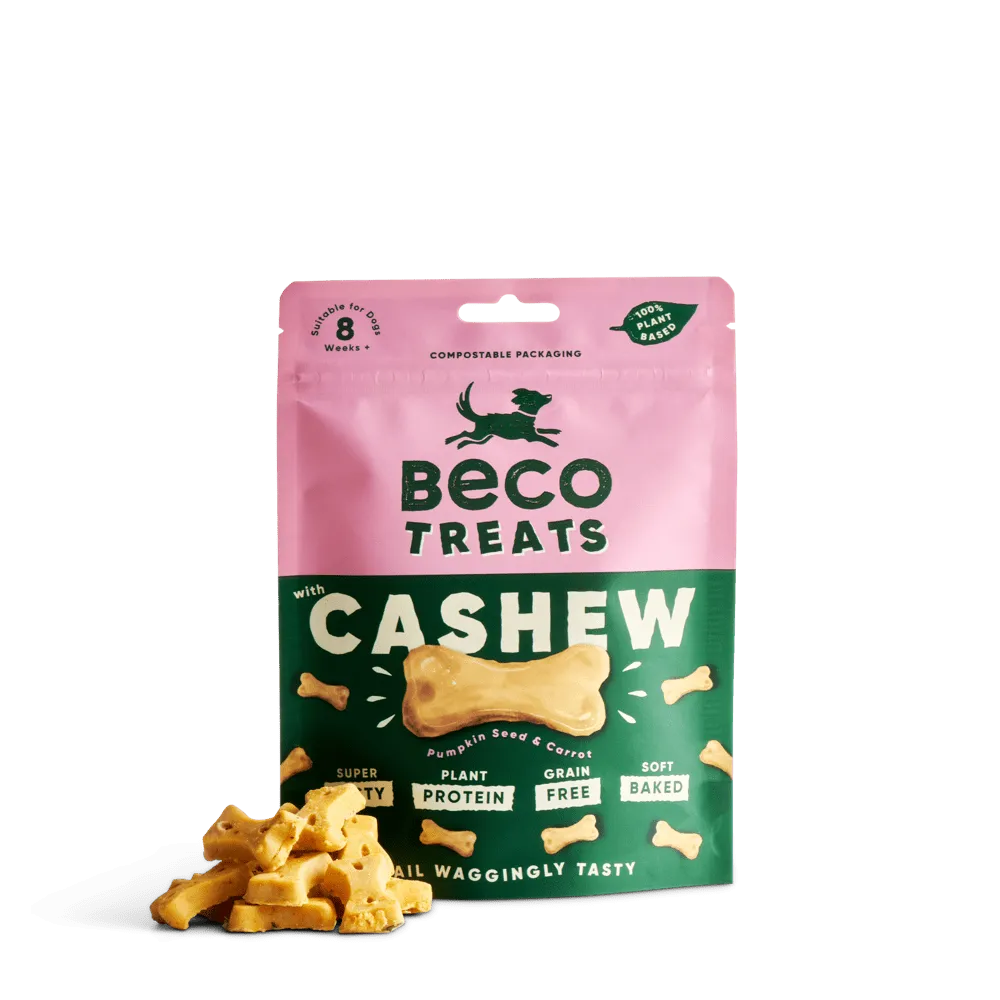 Beco Pets Cashew biscotti cane anacardi carota tascabili