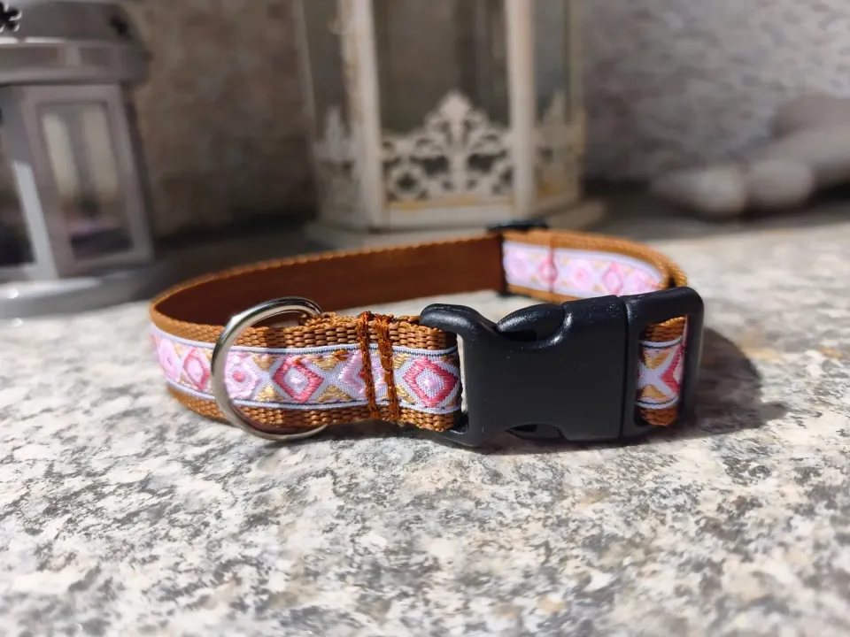 Anja for Dogs Rombi collare marrone 30-45 cm 2 cm