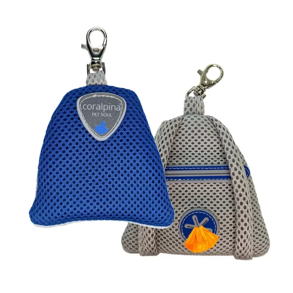 Coralpina Zainello Cinquetorri porta sacchetti blu lavabile