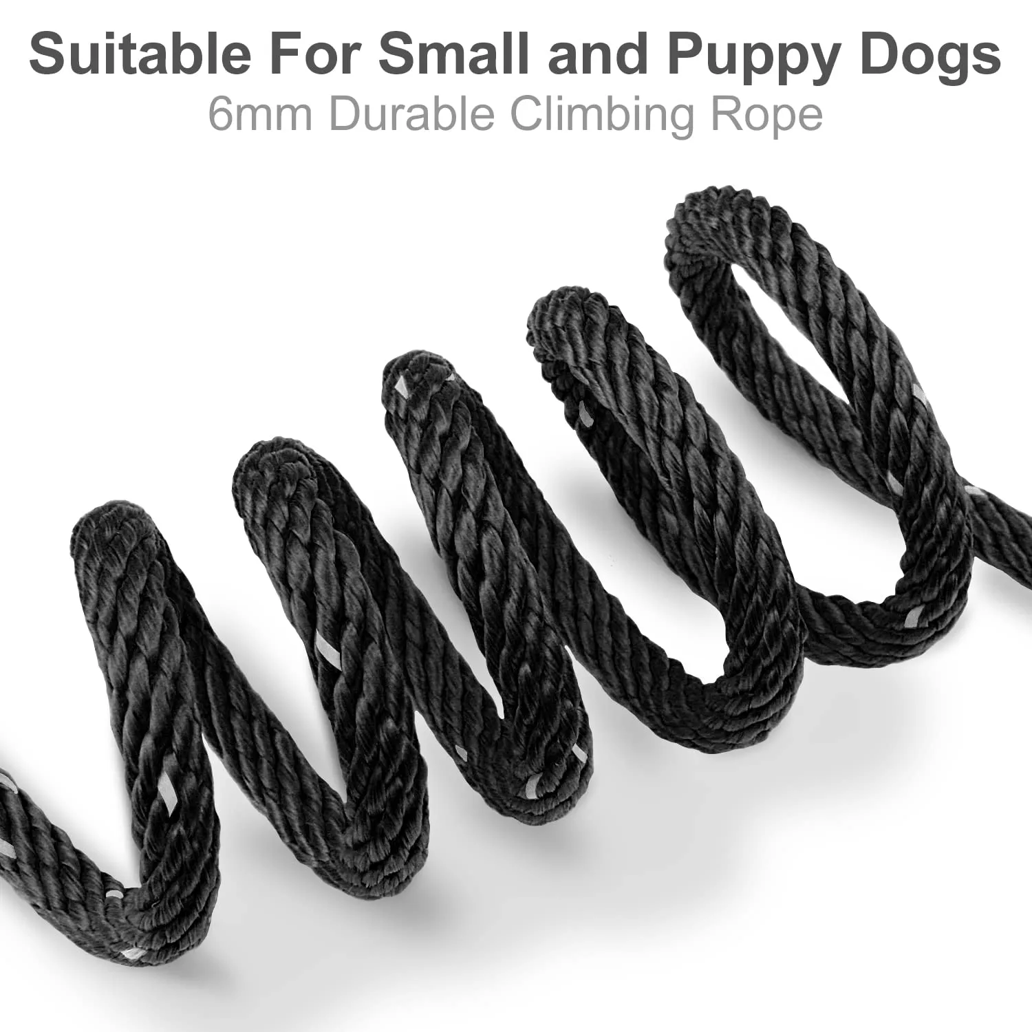Joytale Guinzaglio Addestramento Cane 10 m nero riflettente