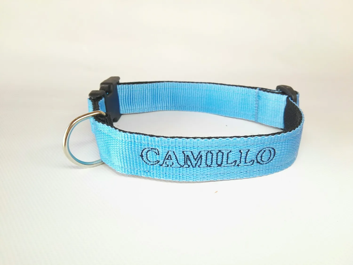 Anja for Dogs Double 3 cm collare cane doppio nastro