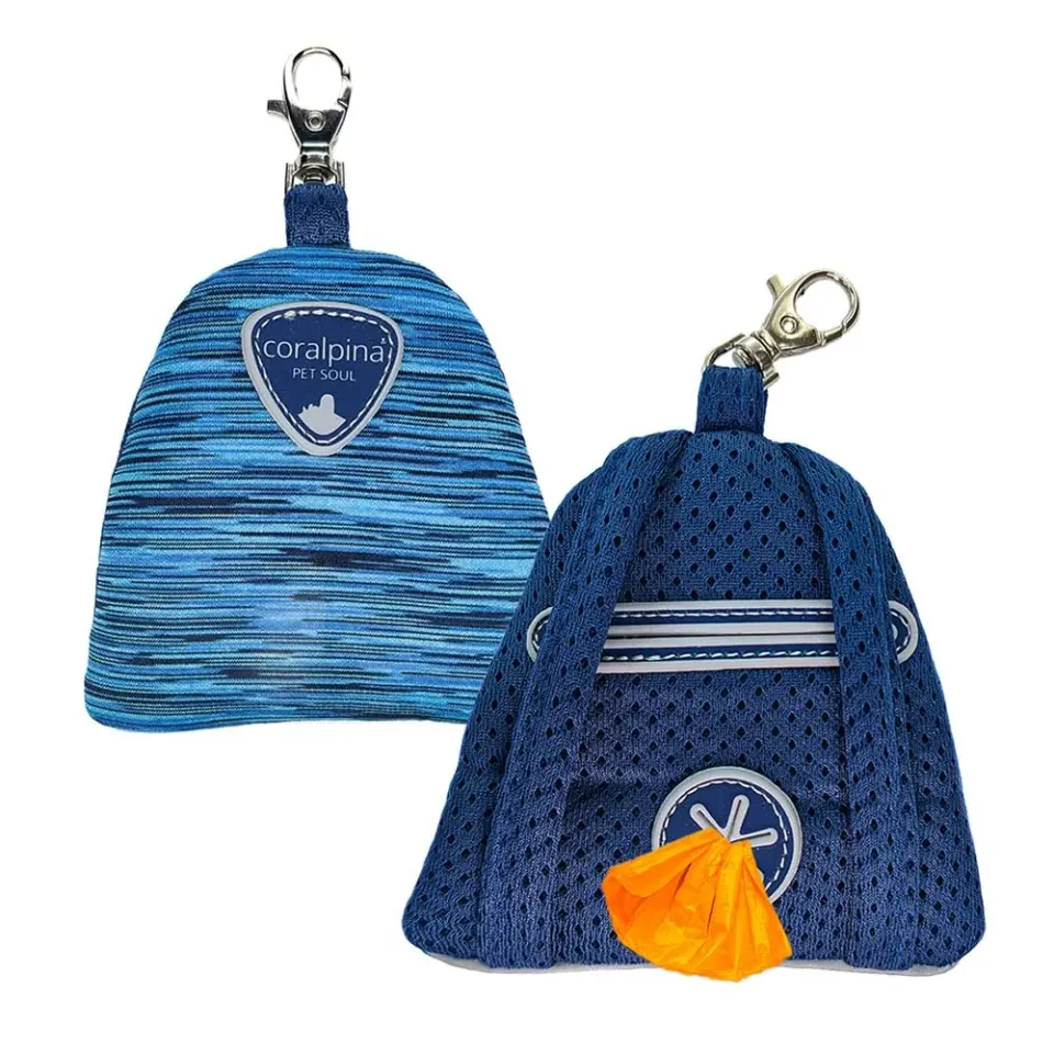 Coralpina Powermix Zainello Porta Sacchetti Blu Melange Pratico