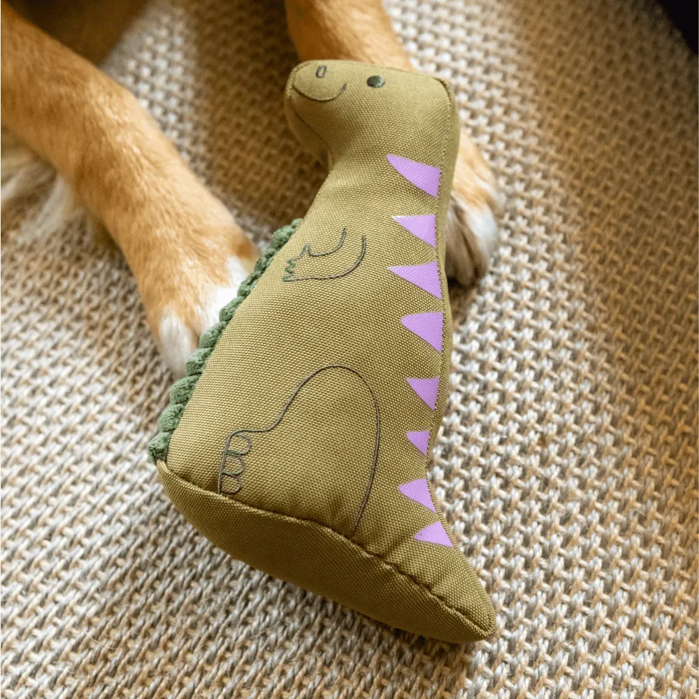 Beco Pets Iguanadon Dinopaws peluche cane con squeaker