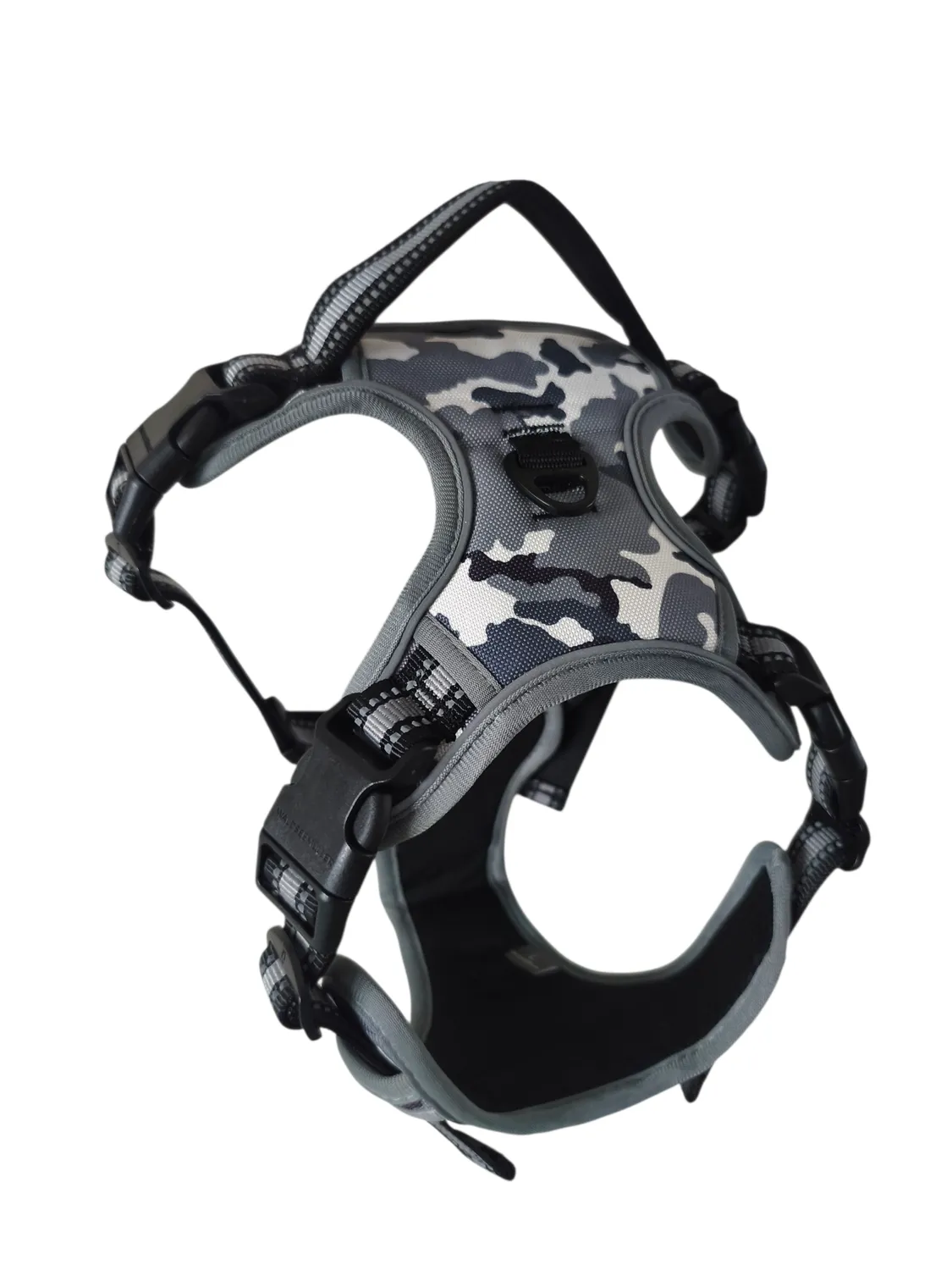 Anja for Dogs Plus pettorina camouflage grigio imbottita