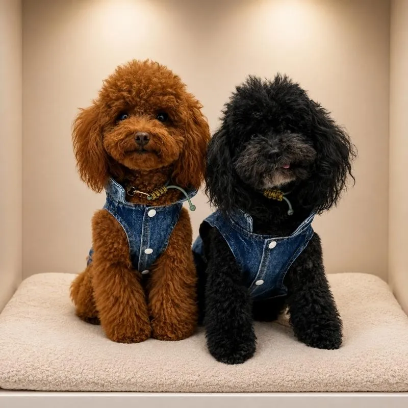LabArt Dog Bomber giubbino cane denim made in Italy