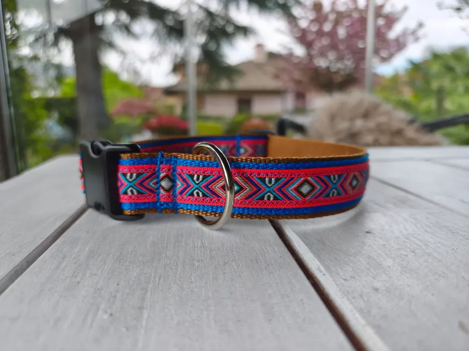 Anja for Dogs America collare marrone regolabile 40-65