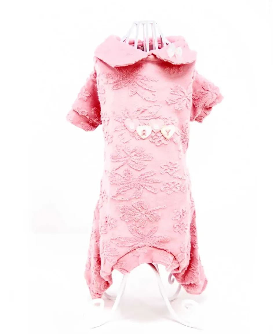 Royal Dog Baby Rosa pigiama cane cotone femmina