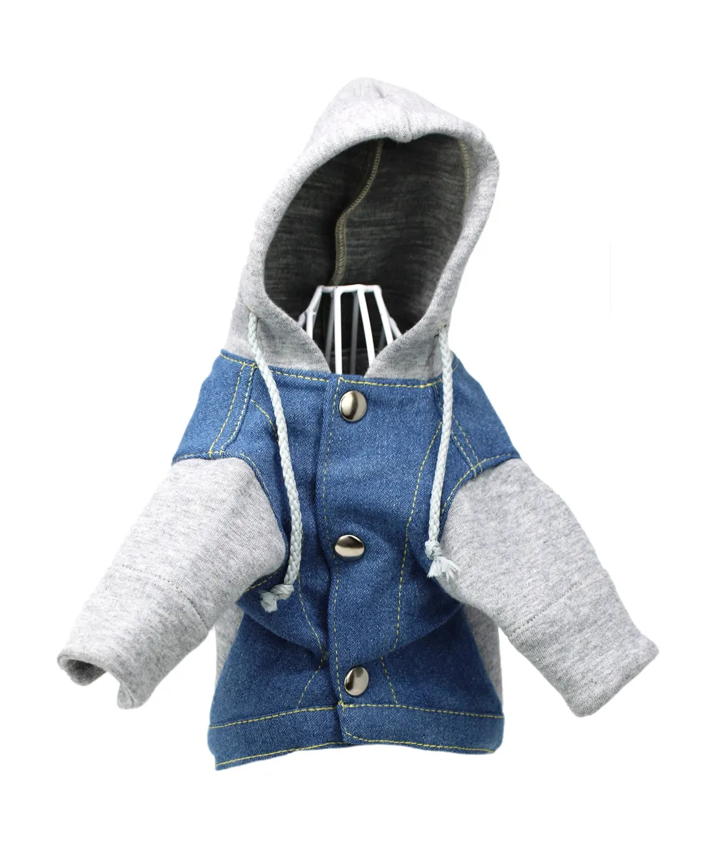 Royal Dog Giubbino Jeans con felpa cane unisex