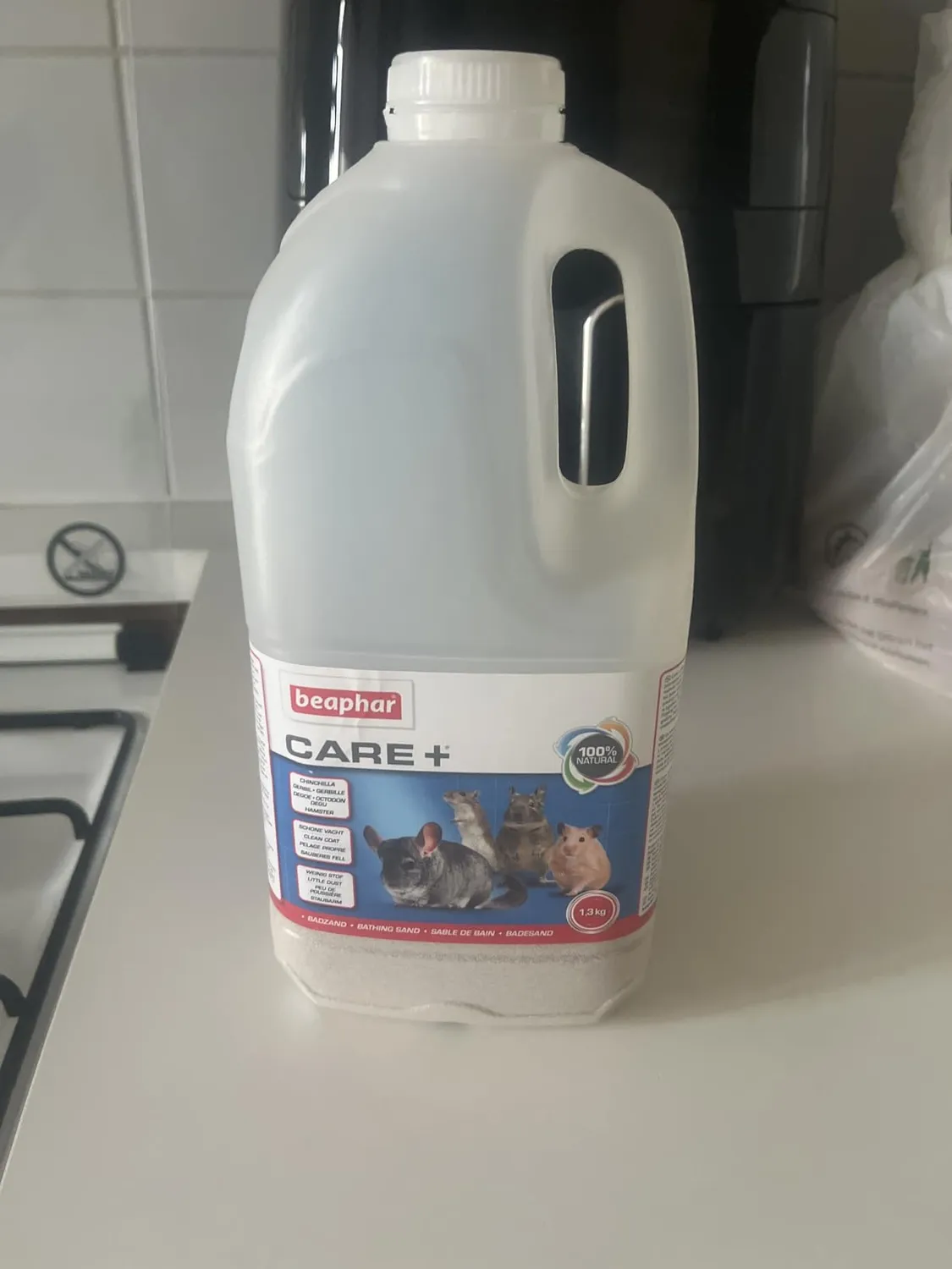 Beaphar Care+ Sabbia da Bagno Cincillà 1,3 kg assorbente