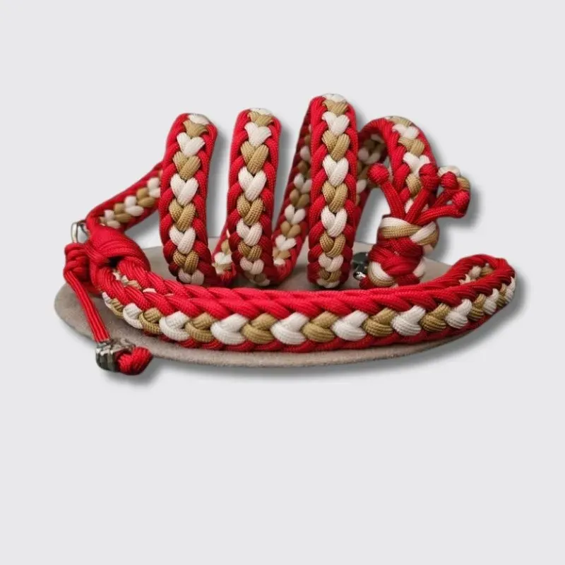 LabArt Dog Cuore Christmas guinzaglio paracord natalizio