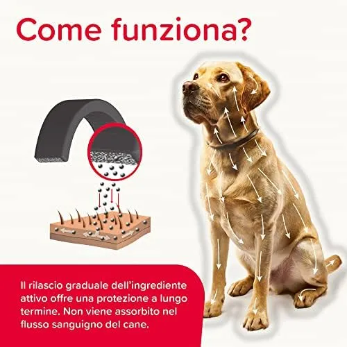 Beaphar Canishield collare antiparassitario 48 cm S/M deltametrina
