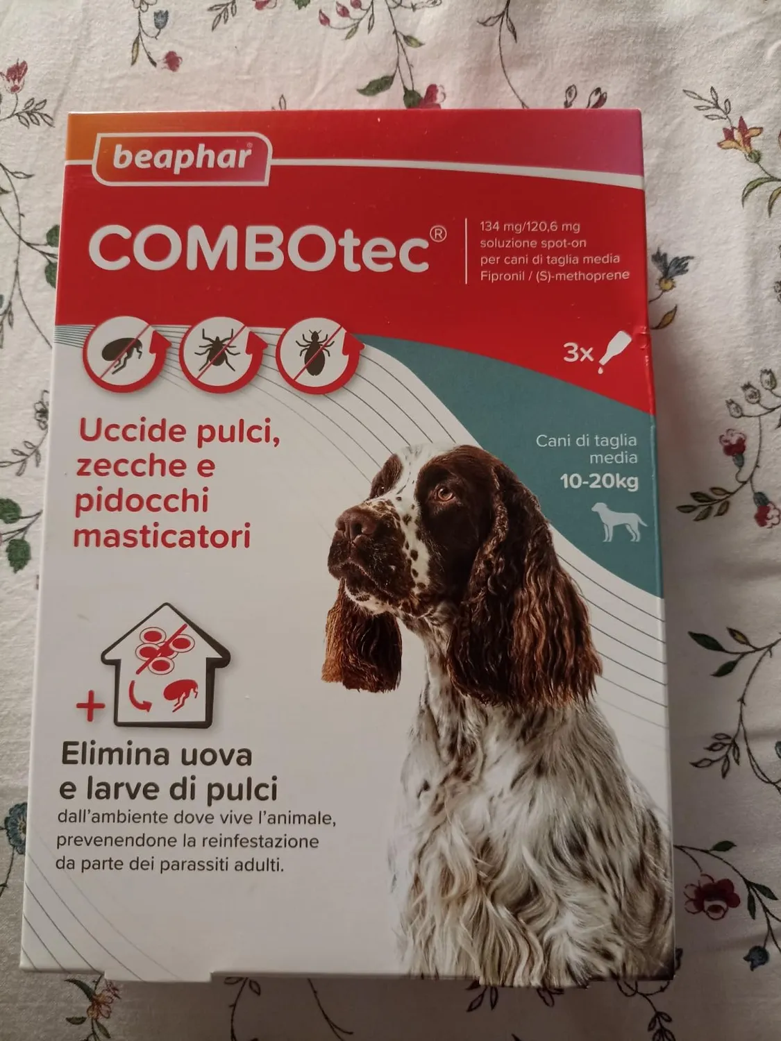 Beaphar Combotec antiparassitario cane 2-10 kg 3 pipette pulci