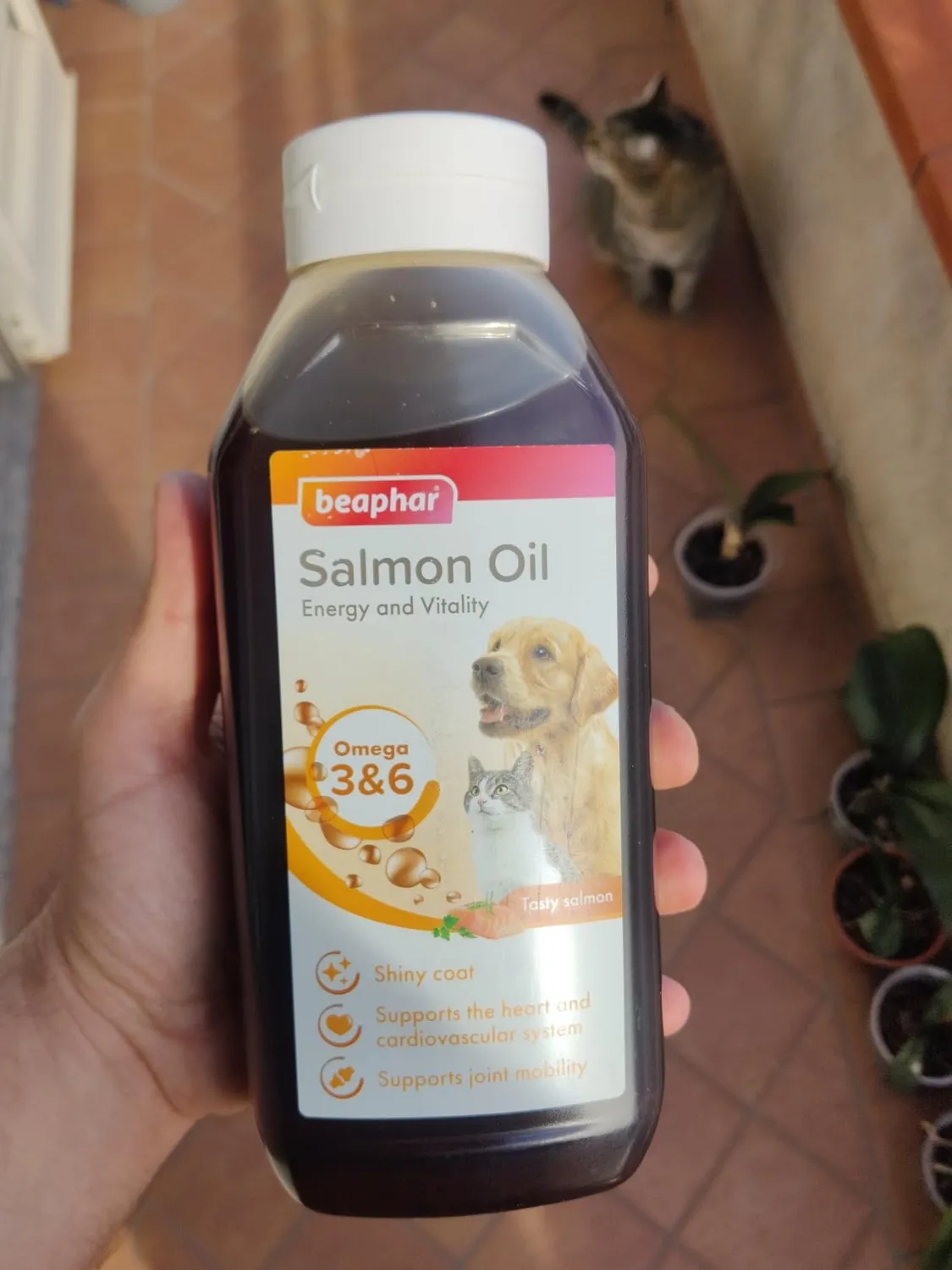 Beaphar Olio di Salmone 940 ml integratore omega 3
