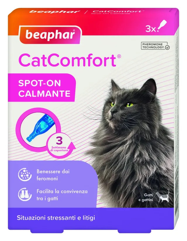 Beaphar Cat Comfort spot on gatto 3 pipette