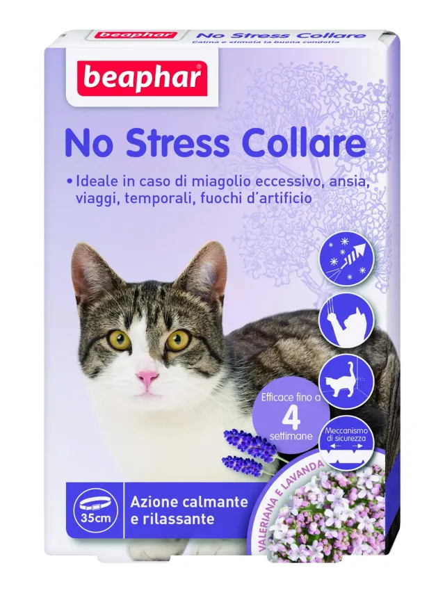 Beaphar No Stress Collare Gatto 35 cm Valeriana