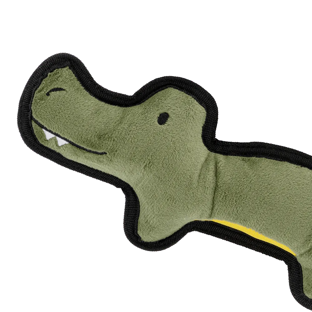Beco Pets Coccodrillo peluche per cani robusto riciclato